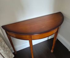 half moon table