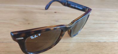 Ray-Ban Polarised Wayfarer Folding175 RB4105 710/57 including case. missing left arm