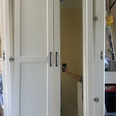 IKEA Songesand Wardrobe Doors, one mirrored