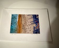 Coogee Beach Art Print A4 Mounted Photography