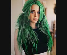 ICONIC Final Fantasy XIV - Vivid Green Semi- permanent Hair Dye
