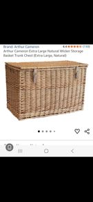 Wicker Basket - Arthur Cameron Extra Large Natural