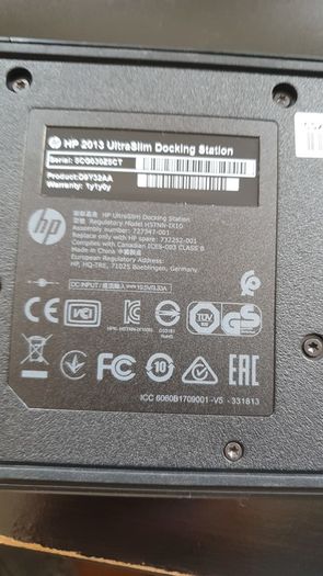 HP docking station and charger