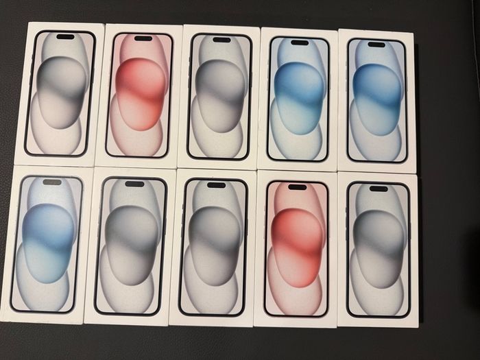 Iphone 15,128gb All Colours Brand New Sealed 1 Year Apple Warranty Free Screen Protector and phone Cover Receipt