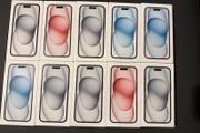 Iphone 15,128gb All Colours Brand New Sealed 1 Year Apple Warranty Free Screen Protector and phone Cover Receipt