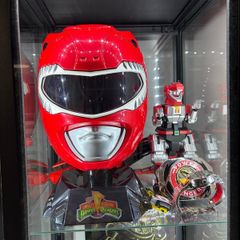 Power Rangers red ranger helmet lightning collection