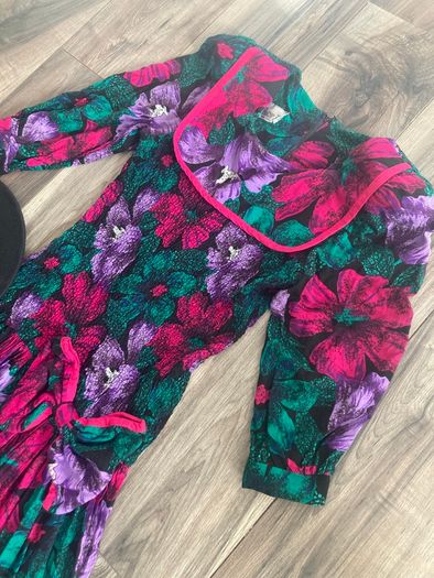 80s Vintage Maxi Dress