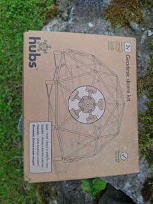 geodesic dome kit , build by hubs