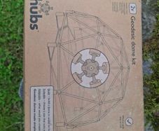 geodesic dome kit , build by hubs
