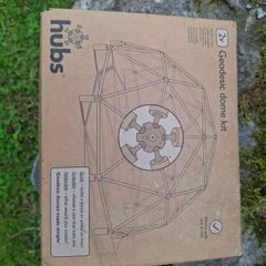 geodesic dome kit , build by hubs