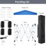 Folding Gazebo 3 x 3 m Waterproof UV Protection Gazebo Popup Garden Tent Image 8