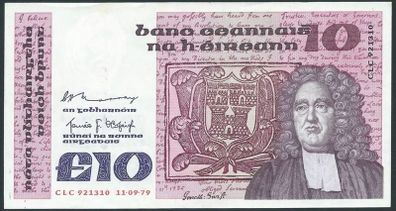 Ireland | 10 Pounds | 1979 | P.72a | CLC 921310 | aUNC