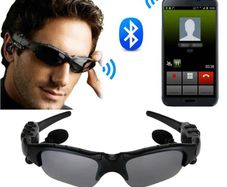 Bluetooth Stereo Earphones Wireless Headset with Mic Glasses Sunglasses for Driving Cycling Sports Noise Reduction Headphones