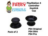 PS4 Controller Replacement Joystick Thumb Stick Caps Black PlayStation 4 Pack 2