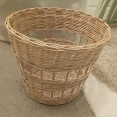 wicker type bin