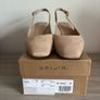 Unisa beige sling back suede shoes Image 5
