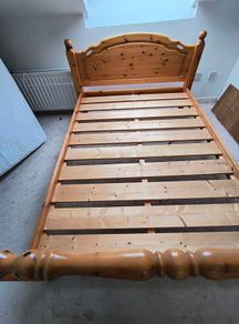 Solid Mexican Pine Double  Bed