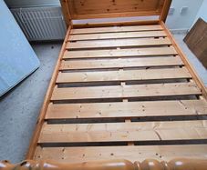 Solid Mexican Pine Double  Bed