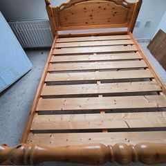 Solid Mexican Pine Double  Bed