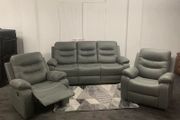 3+1+1 Meadow Micro Fabric Recliner Sofa