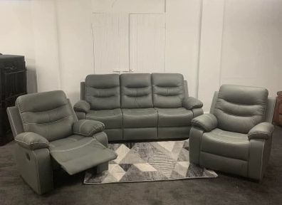 3+1+1 Meadow Micro Fabric Recliner Sofa