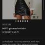Twinset Milano Black Faux Leather Skirt Image 3