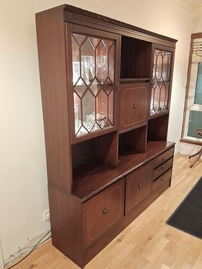 Mahogany Display Cabinet