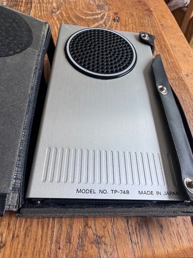 Vintage AIWA TP-748 Portable Cassette Recorder Made in Japan