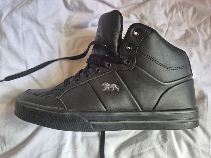 New Lonsdale Black High-Top Trainers