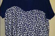 Brand new lovely blouse by Awear Heart Print size UK16 EUR44 Price includes postage