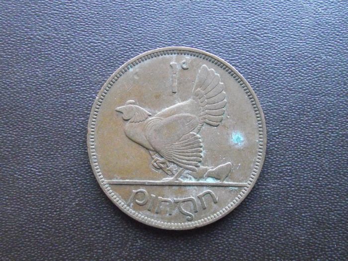 1935 Irish Free State. One Penny.