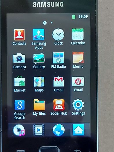 Samsung Galaxy S mobile phone, Model YP-GS1, in excellent condition