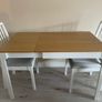 Extendable dining table and chairs Image 2