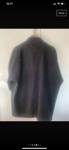 Charcoal coat. Size 14