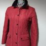 Red Quilted Jacket Image 4