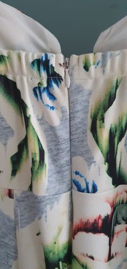 Blossom floral plunge dress Sz 12