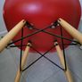 Red kitchen dining chairs Image 3