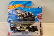 Ford Escort Rally Black Hot Wheels Hotwheels