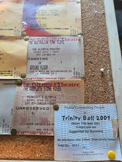 Blur, Oasis, Radiohead, Pulp, OCS 90's concert ticket collection