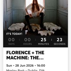 Florence + the Machine Marlay Park ticket