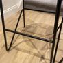 Black Metal BarStool x 2 Image 8