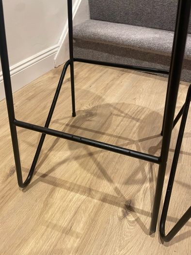 Black Metal BarStool x 2