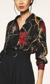 Ba&sh Petunia Floral Shirt