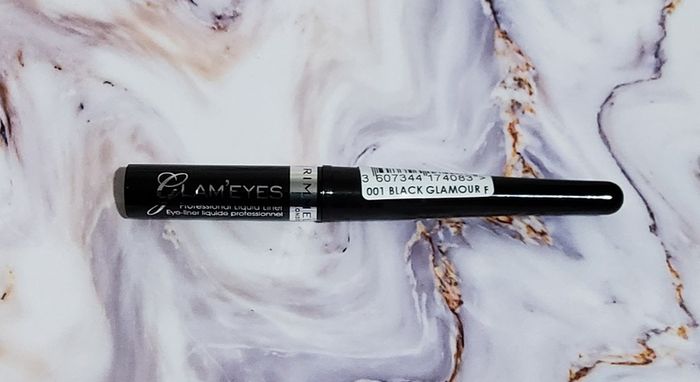 Rimmel Glam'Eyes Liquid Liner - 001 Black Glamour - New