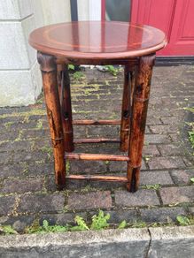 Vintage bamboo table
