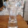 Studio Hand Blown Free Form Vase. Very Heavy. Image 3