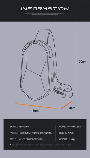 Men Shoulder Bags Black USB Charging Crossbody Bags Waterproof Casual Travel Messenger Bag Male Fit For 7.9 Inch iPad