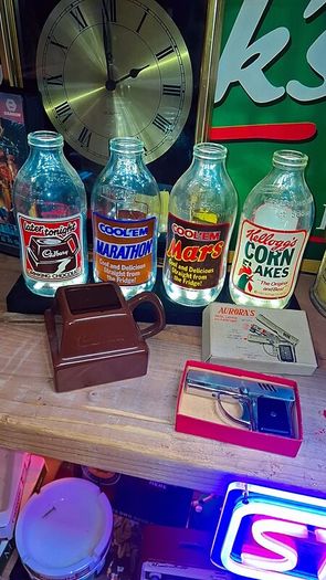 Retro collectible liquorice allsorts items..