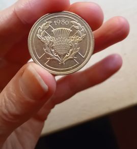 Commonwealth Games Scotland 2 pound coin 1986