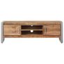TV Cabinet 120x30x40 cm Rough Mango Wood Image 4